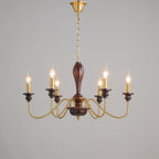 Sanira Wood Chandelier-Moonnatur