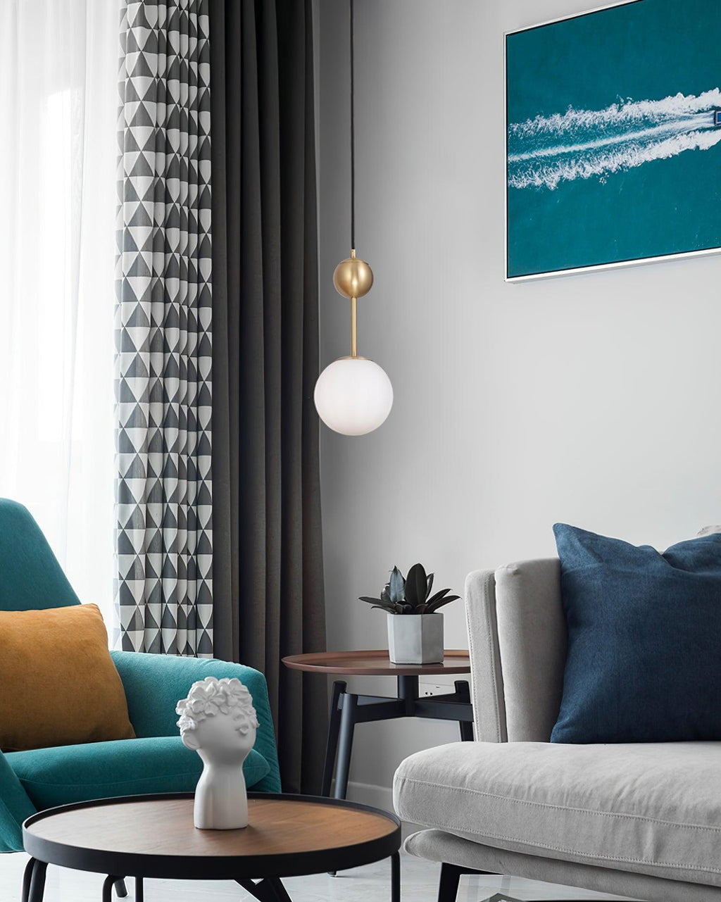 Xalenia Glass Pendant Light-Moonnatur