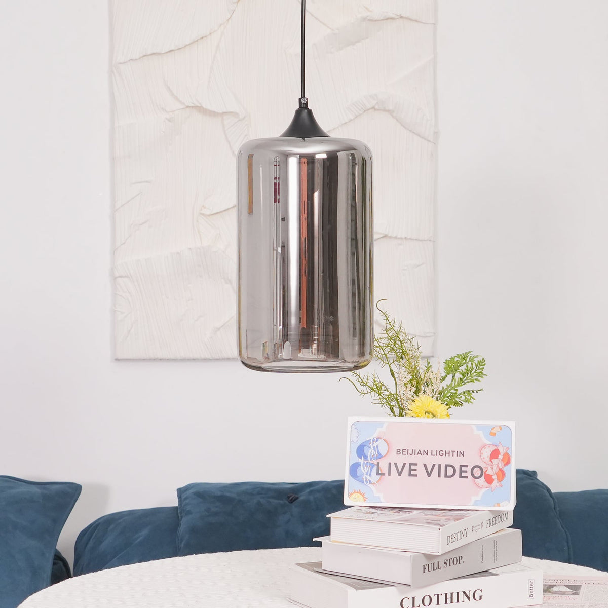 Erenwyn Glass Pendant Light-Moonnatur