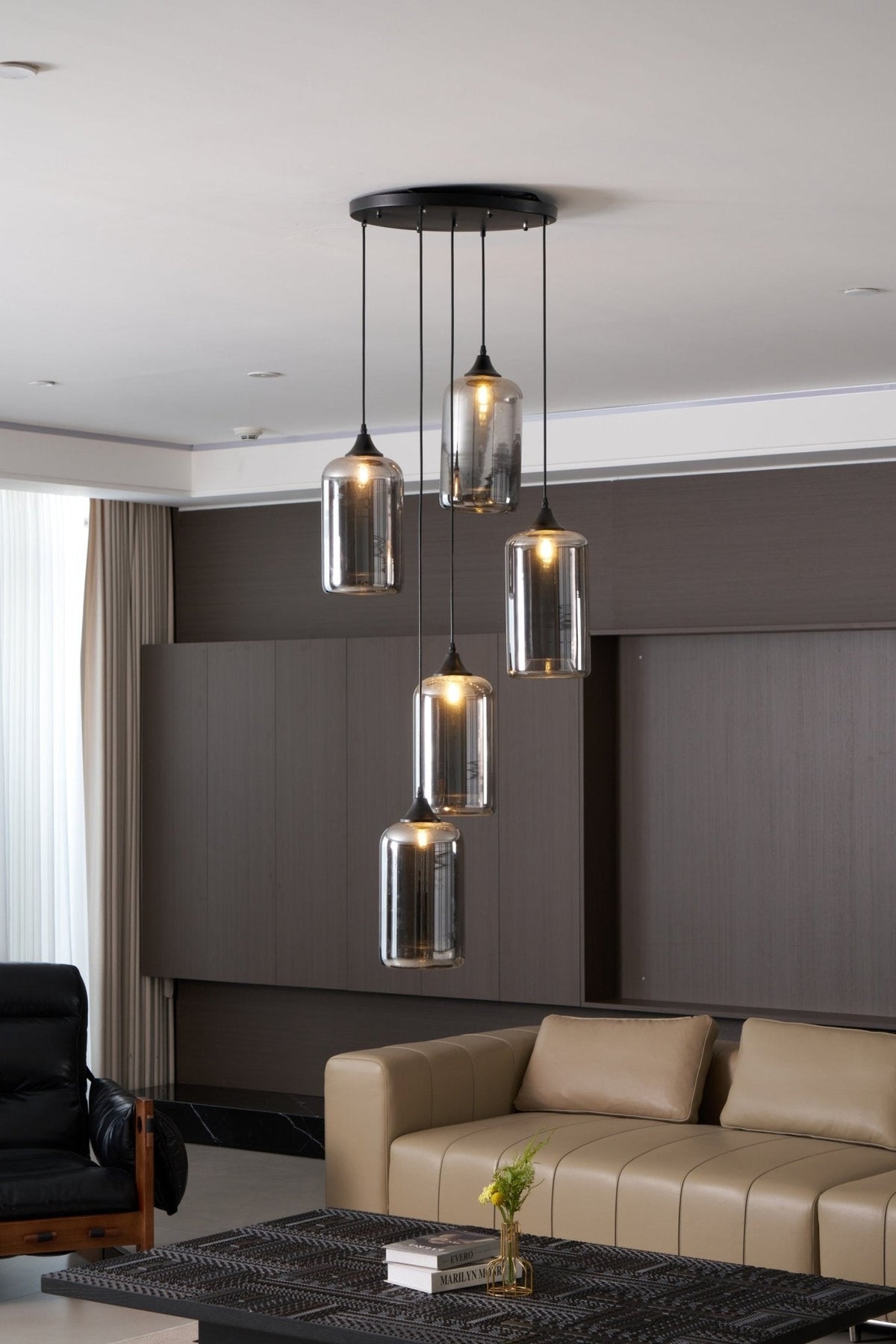 Gresara Glass Pendant Light-Moonnatur