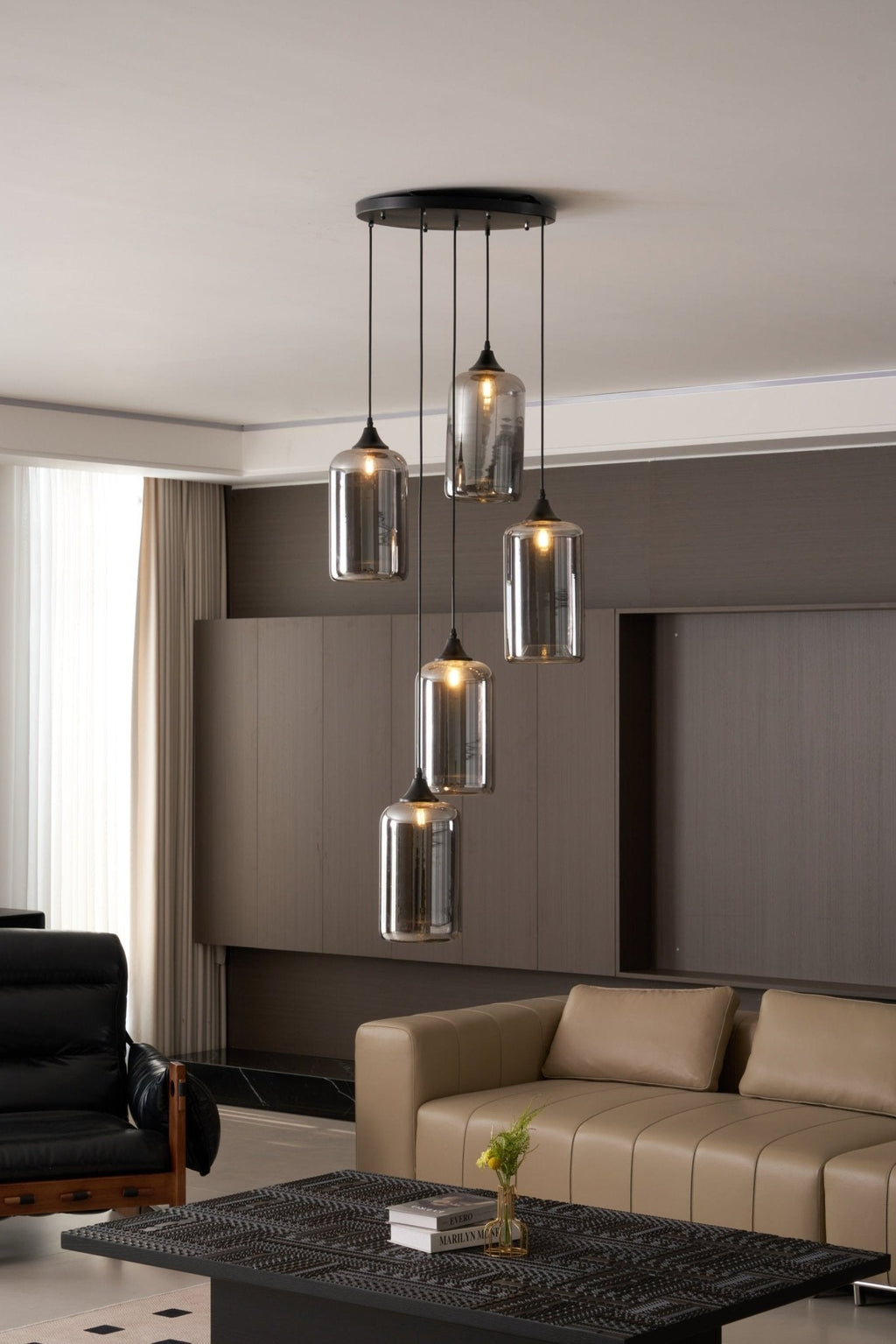Gresara Glass Pendant Light-Moonnatur