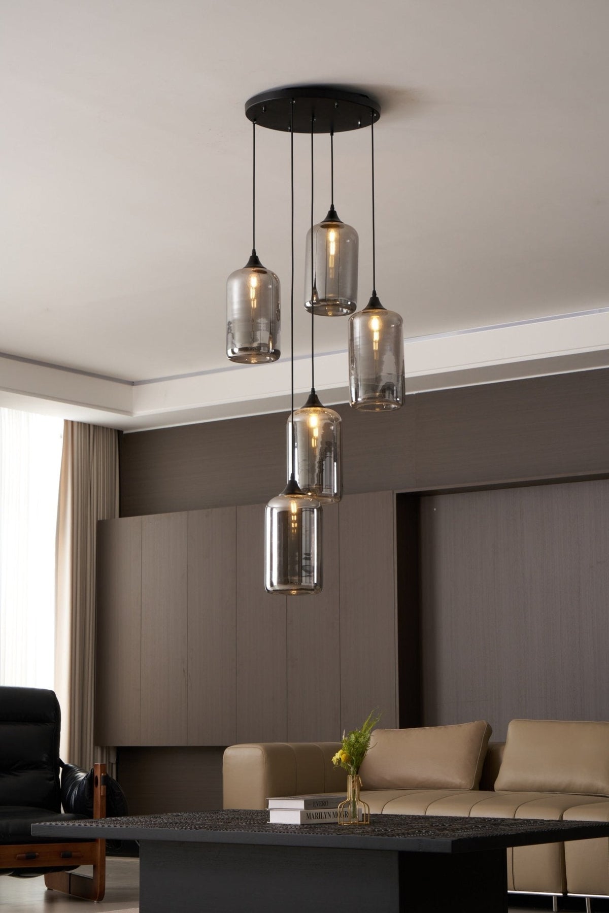 Gresara Glass Pendant Light-Moonnatur