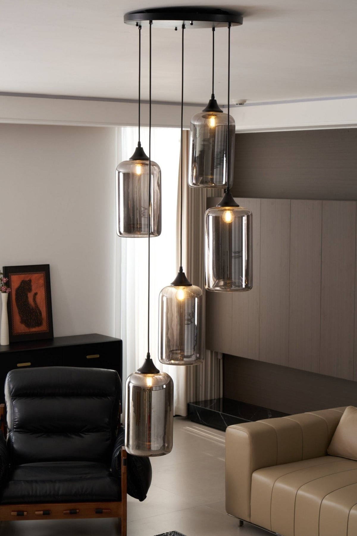 Erenwyn Glass Pendant Light-Moonnatur