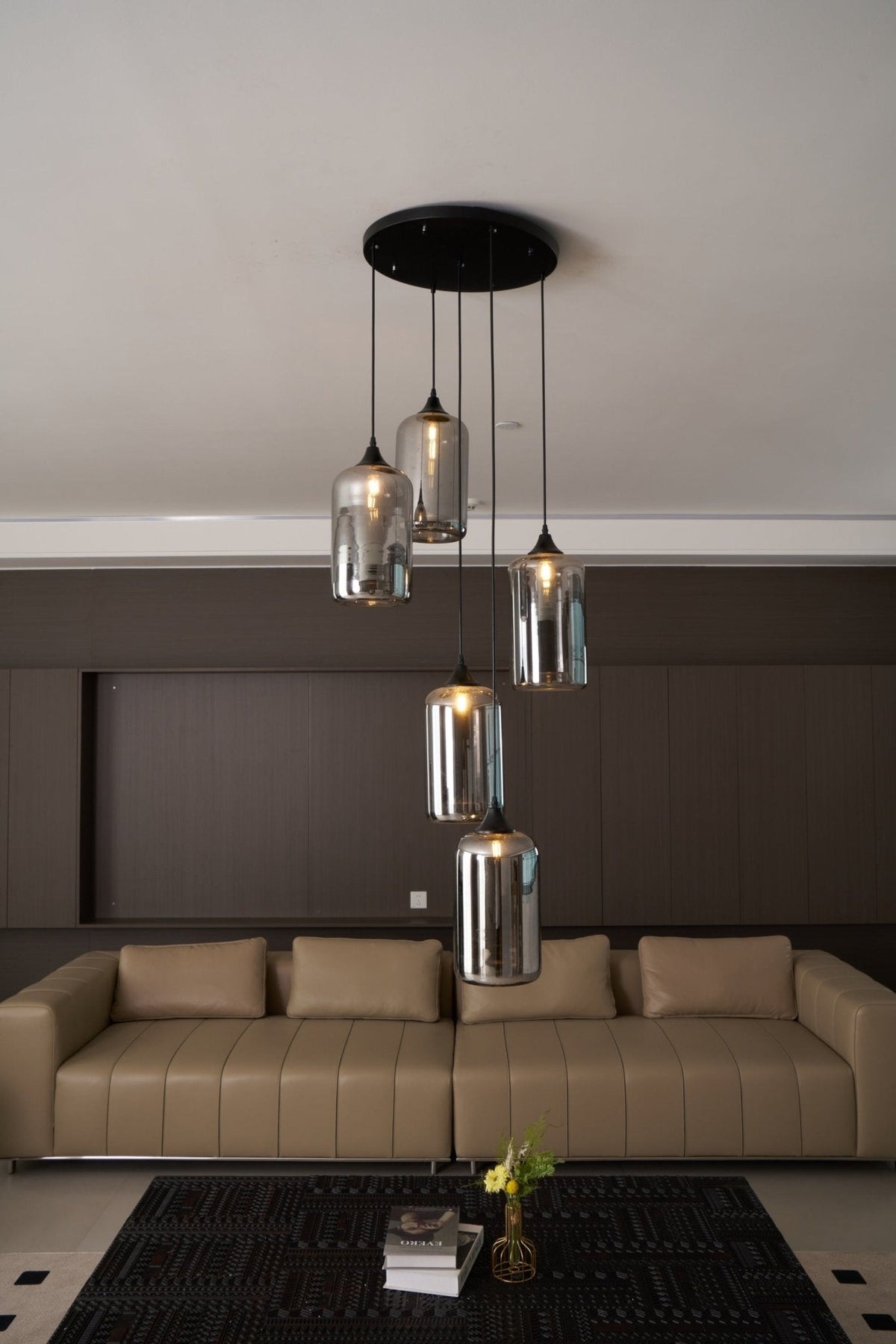 Gresara Glass Pendant Light-Moonnatur