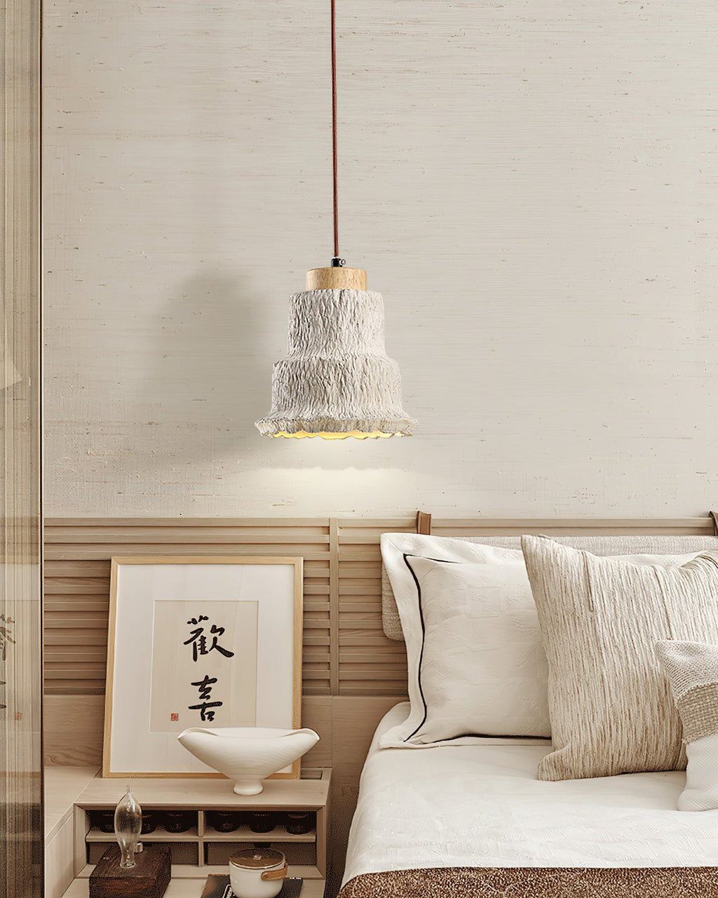 Nethenenna Travertine Pendant Light-Moonnatur
