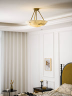 Ainsfern Alabaster Pendant Light-Moonnatur