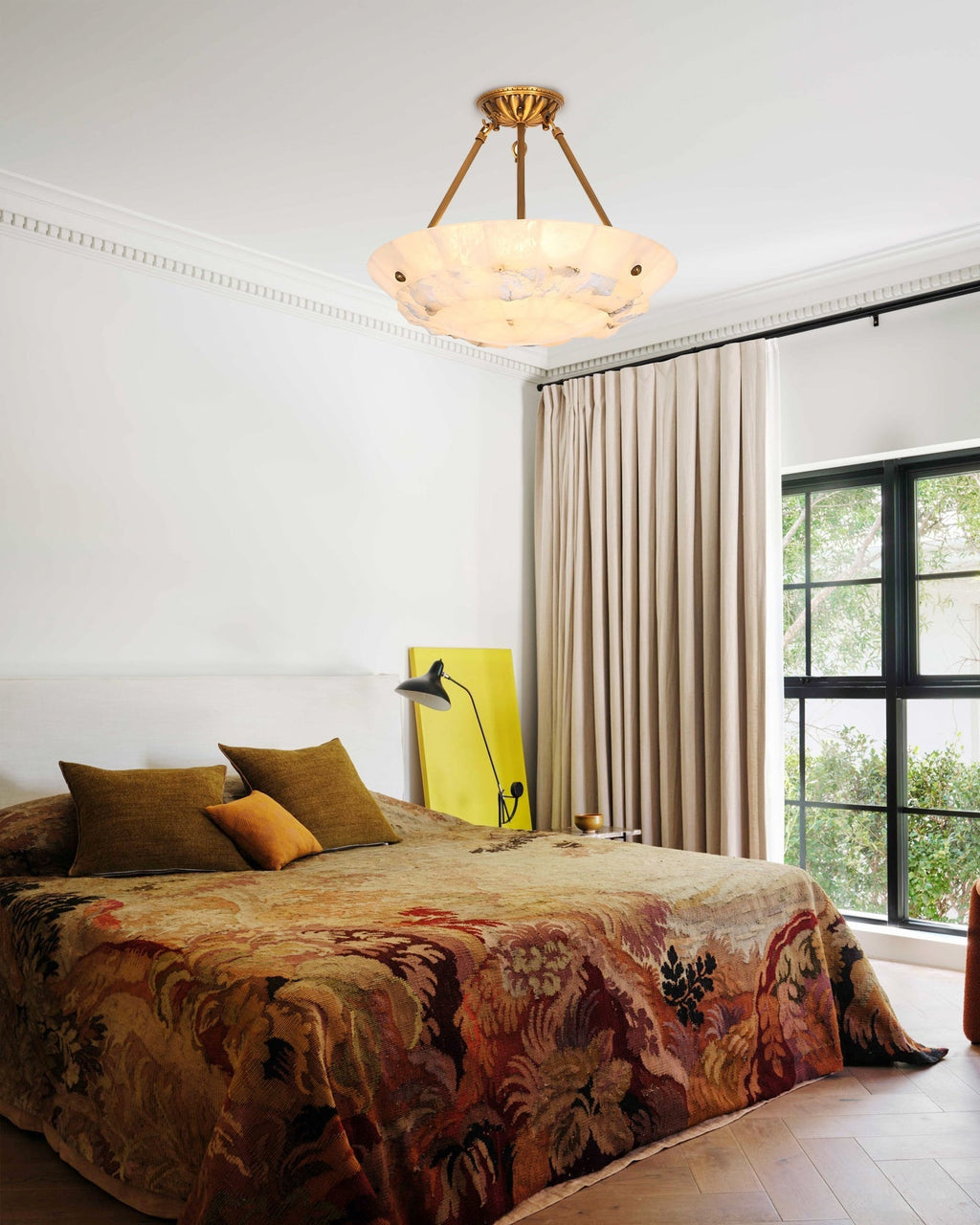 Ainsfern Alabaster Pendant Light-Moonnatur