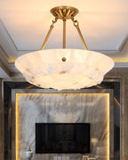 Ainsfern Alabaster Pendant Light-Moonnatur
