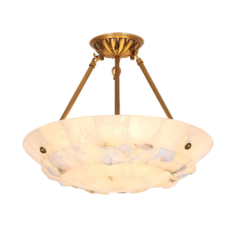 Ainsfern Alabaster Pendant Light-Moonnatur
