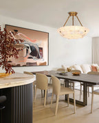 Ainsfern Alabaster Pendant Light-Moonnatur