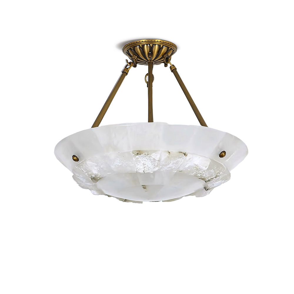 Ainsfern Alabaster Pendant Light-Moonnatur