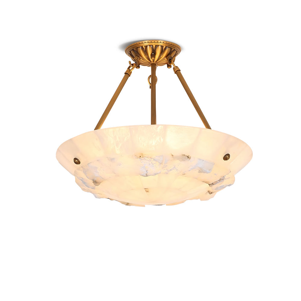 Ainsfern Alabaster Pendant Light-Moonnatur