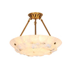 Ainsfern Alabaster Pendant Light-Moonnatur