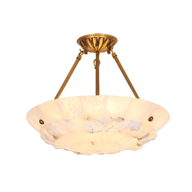 Ainsfern Alabaster Pendant Light-Moonnatur