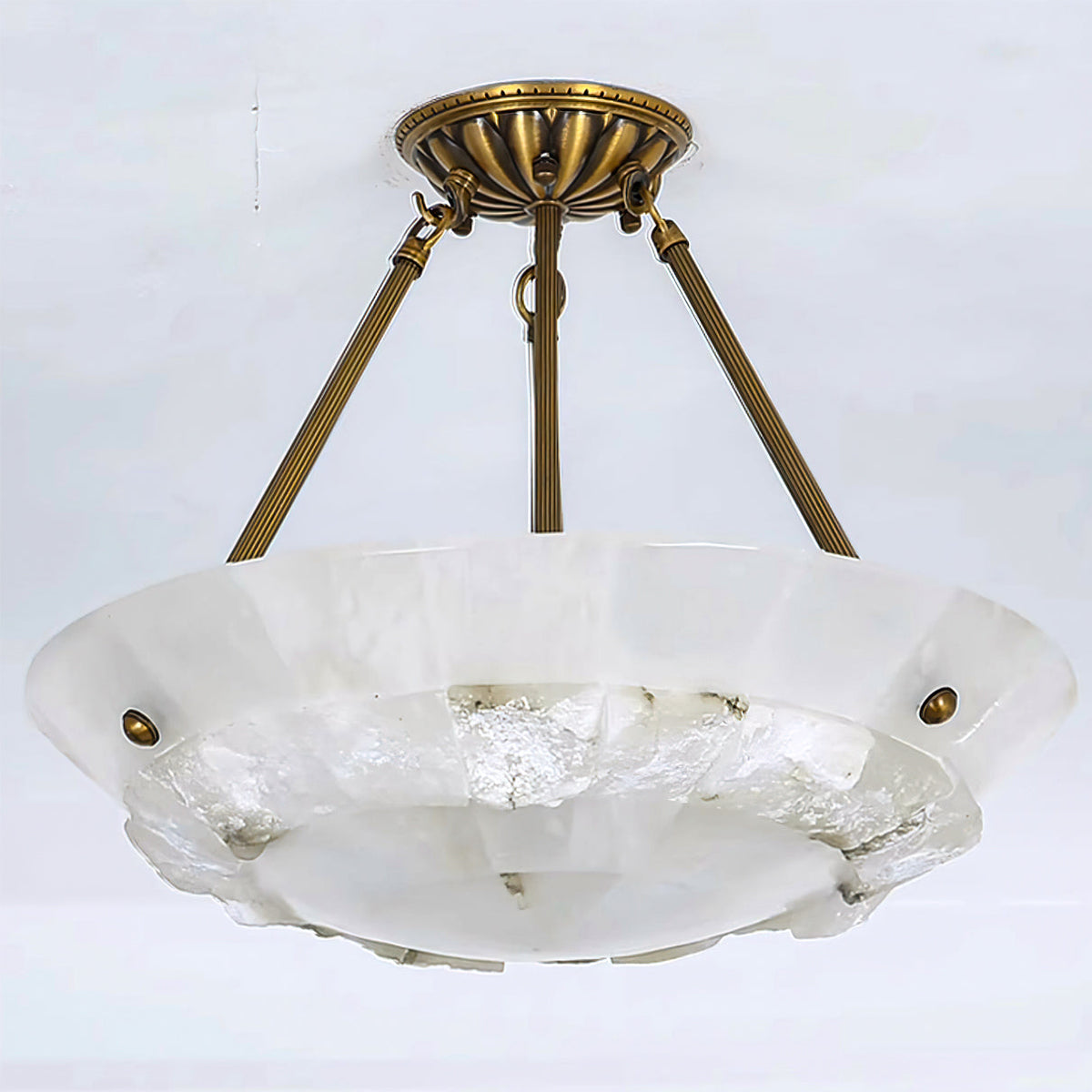 Ainsfern Alabaster Pendant Light-Moonnatur