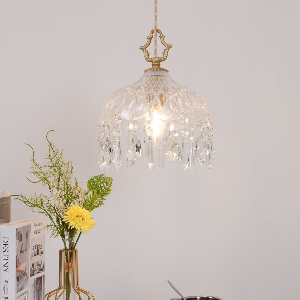 Korevia Crystal Pendant Light-Moonnatur