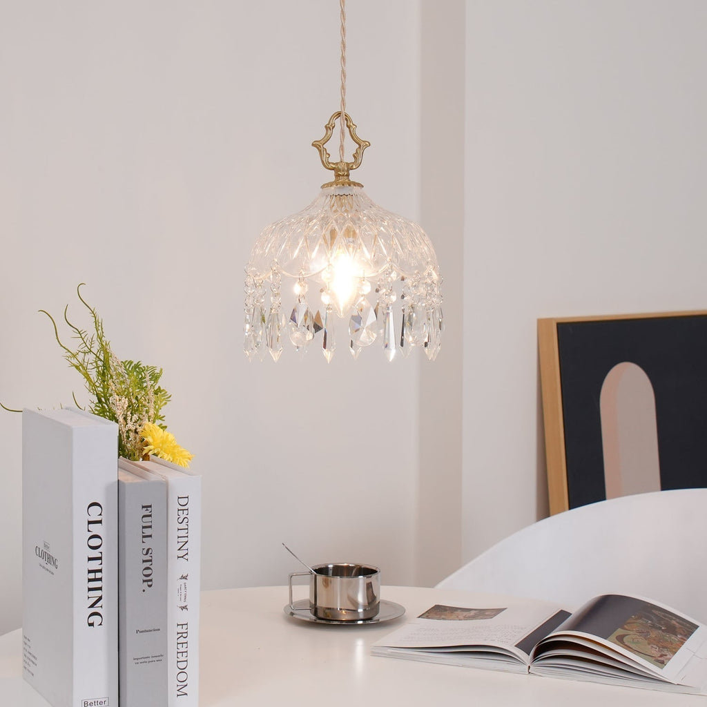 Korevia Crystal Pendant Light-Moonnatur