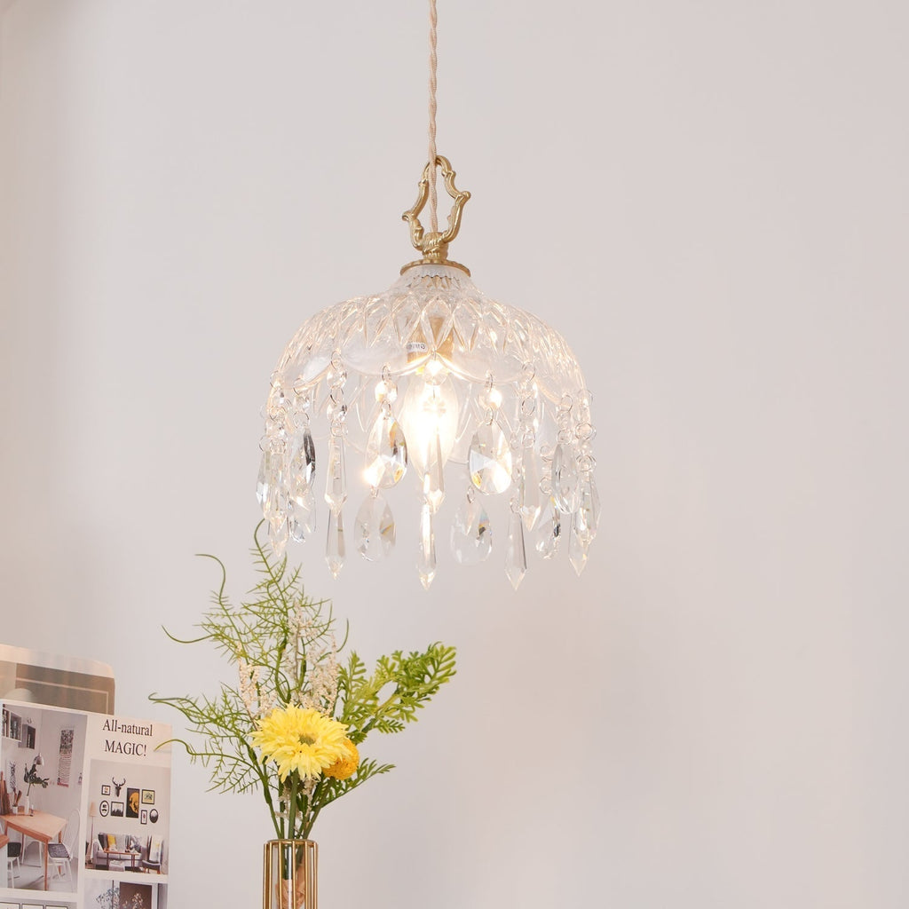 Korevia Crystal Pendant Light-Moonnatur
