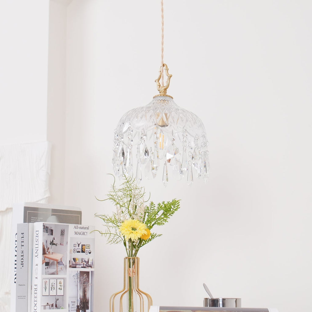 Korevia Crystal Pendant Light-Moonnatur