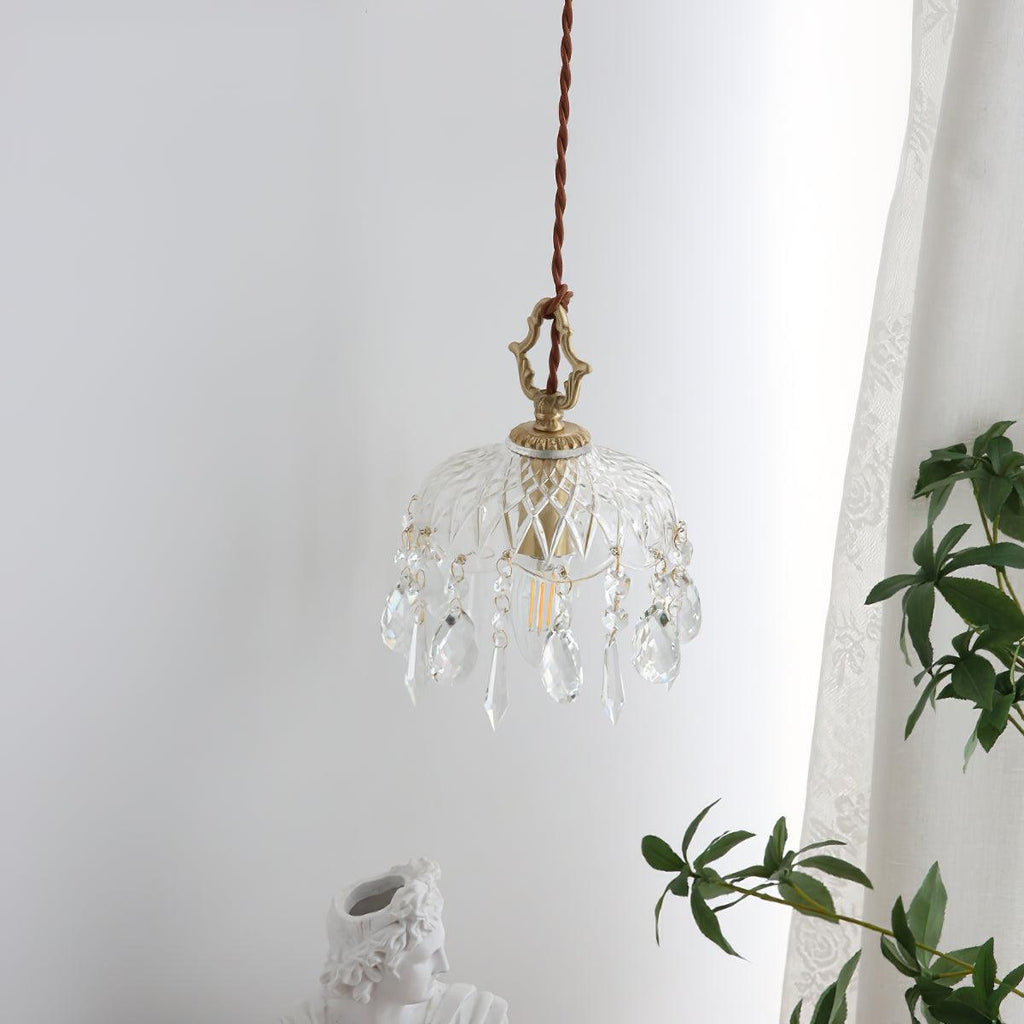 Korevia Crystal Pendant Light-Moonnatur