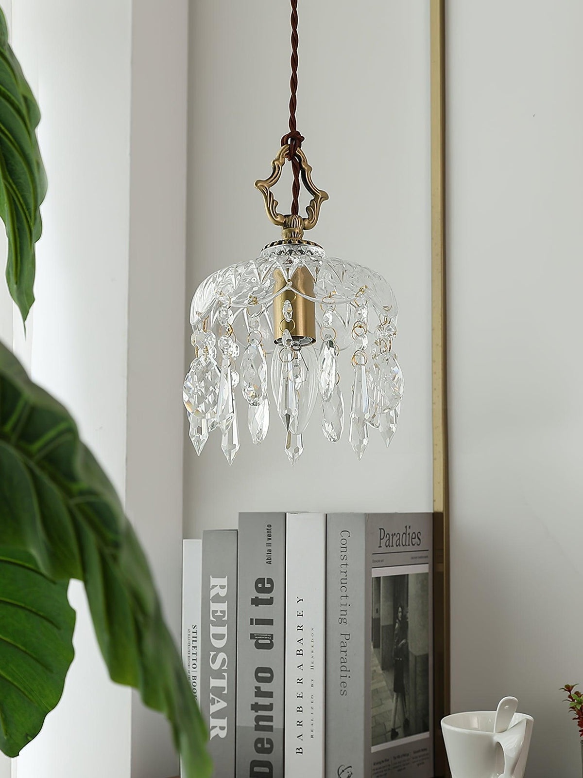 Korevia Crystal Pendant Light-Moonnatur