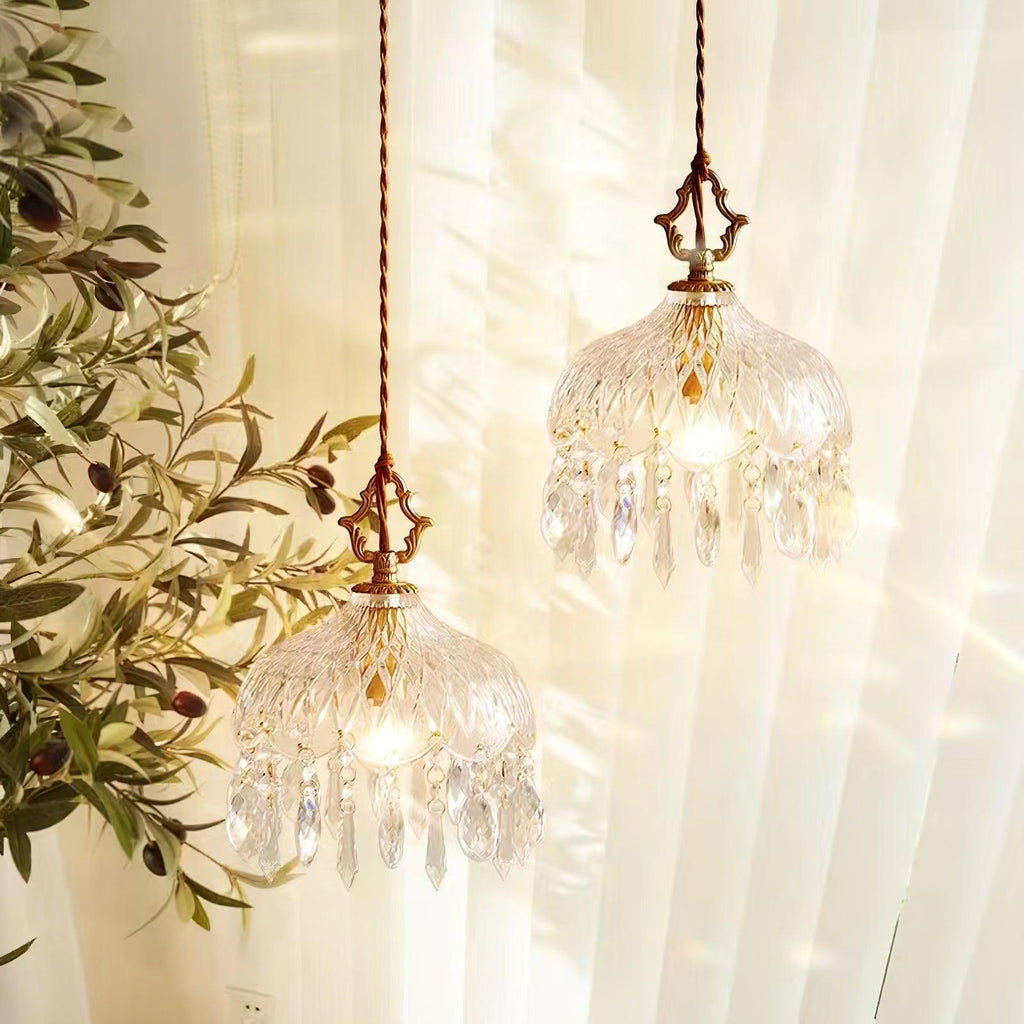 Korevia Crystal Pendant Light-Moonnatur