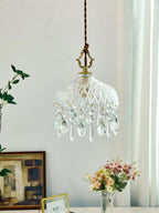 Korevia Crystal Pendant Light-Moonnatur
