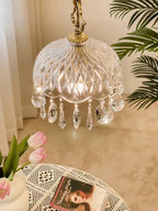 Korevia Crystal Pendant Light-Moonnatur