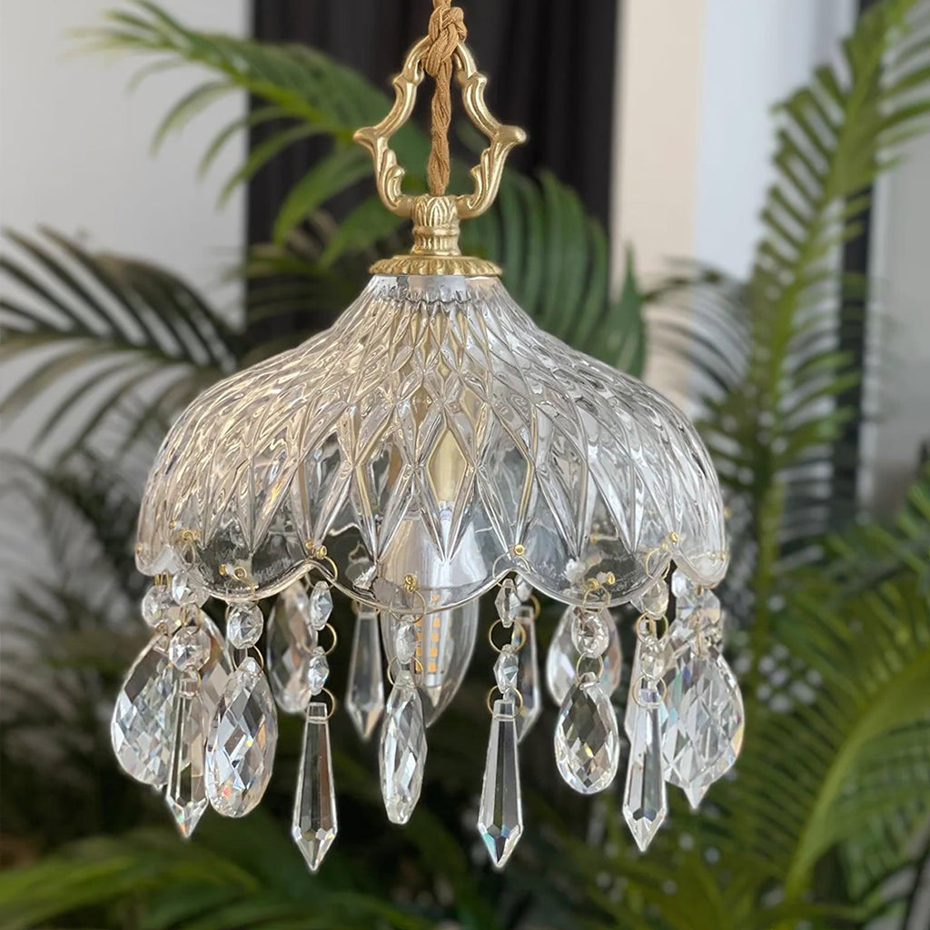 Korevia Crystal Pendant Light-Moonnatur