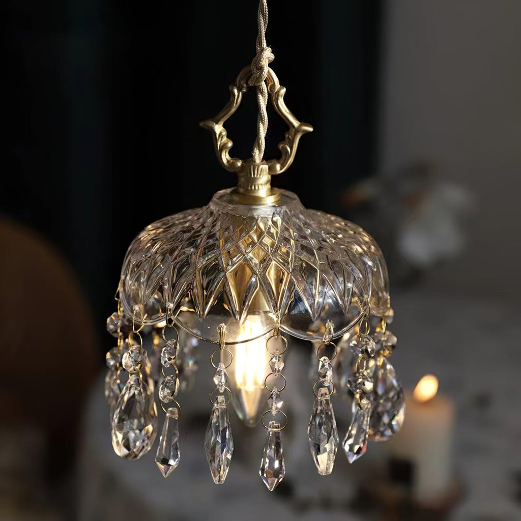 Korevia Crystal Pendant Light-Moonnatur