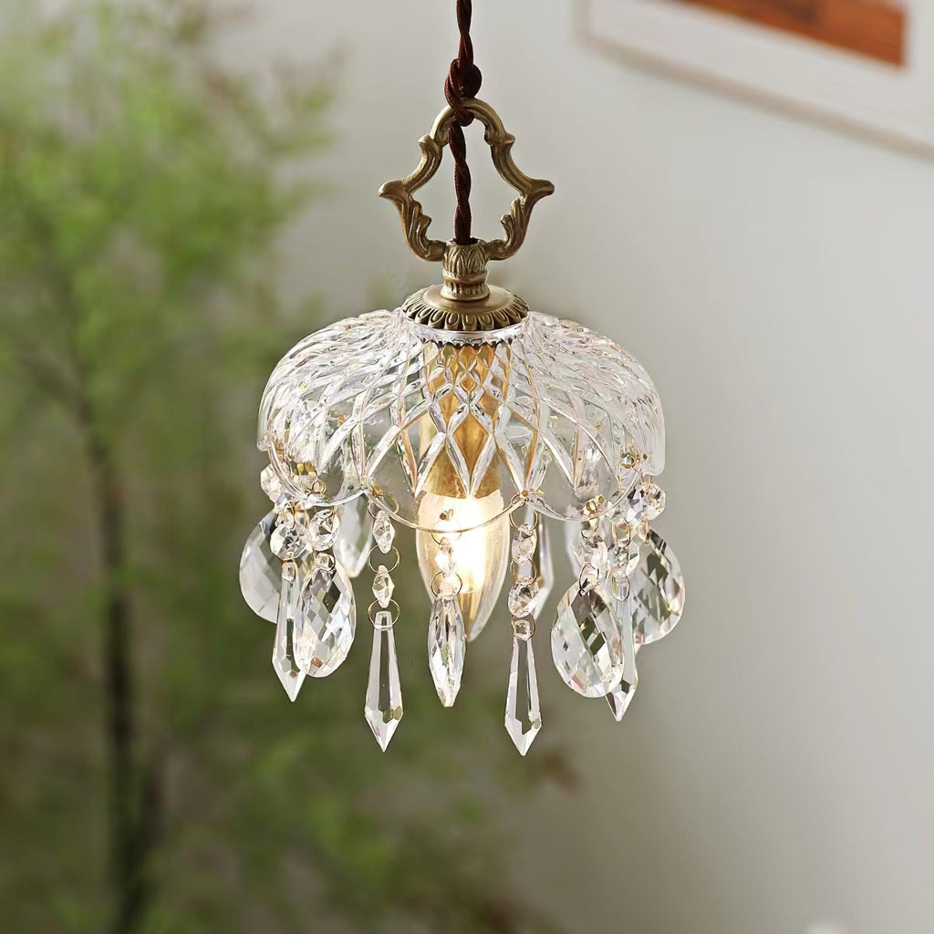 Korevia Crystal Pendant Light-Moonnatur