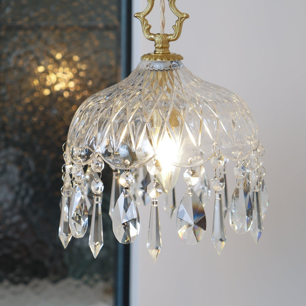 Korevia Crystal Pendant Light-Moonnatur