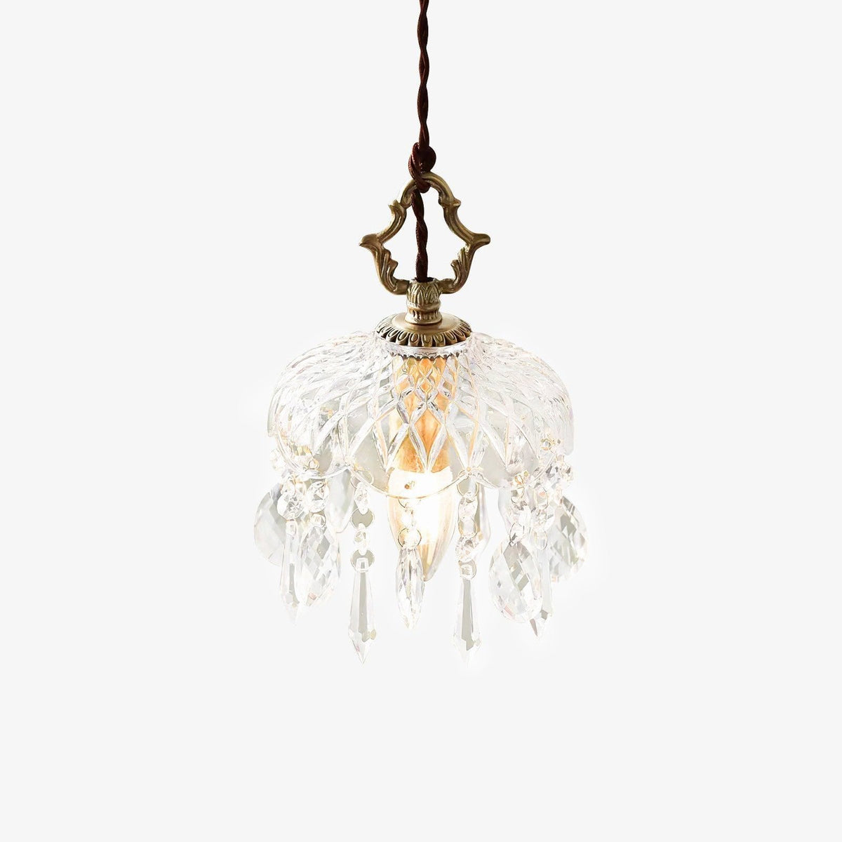 Korevia Crystal Pendant Light-Moonnatur