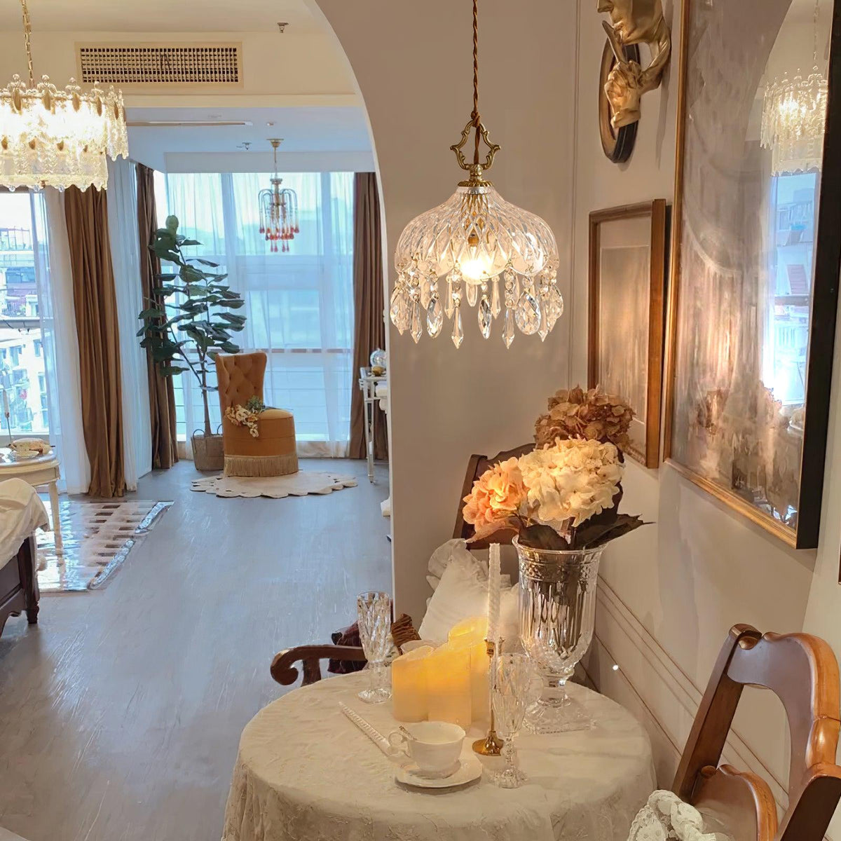 Finris Glass Pendant Light-Moonnatur
