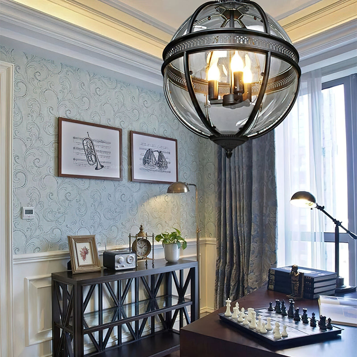 Weldenonna Glass Pendant Light-Moonnatur