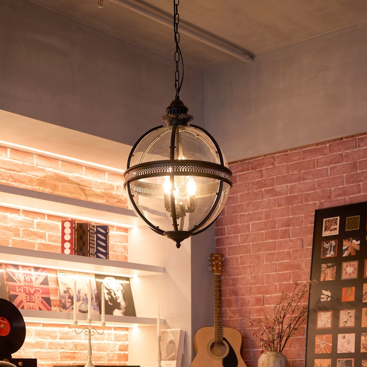 Weldenonna Glass Pendant Light-Moonnatur