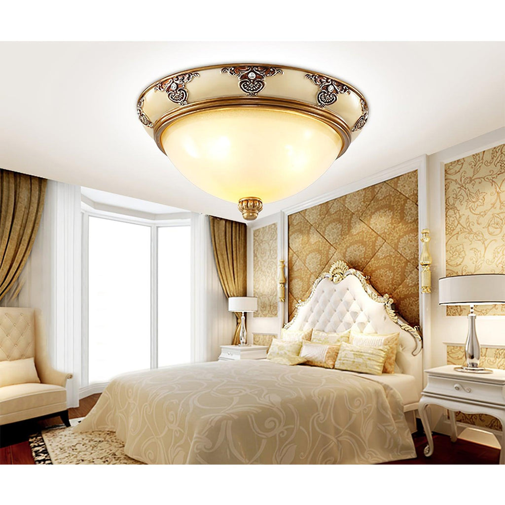 Lisandra Glass Ceiling Light-Moonnatur