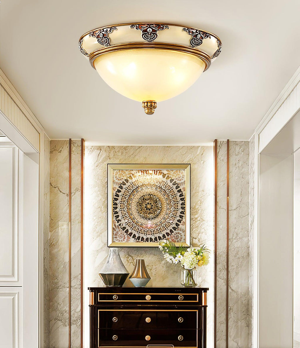 Lisandra Glass Ceiling Light-Moonnatur
