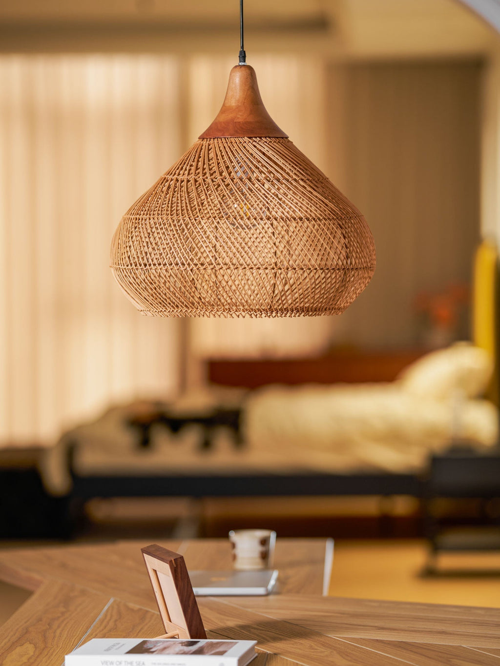 Ostrava Rattan Pendant Lamp-Moonnatur