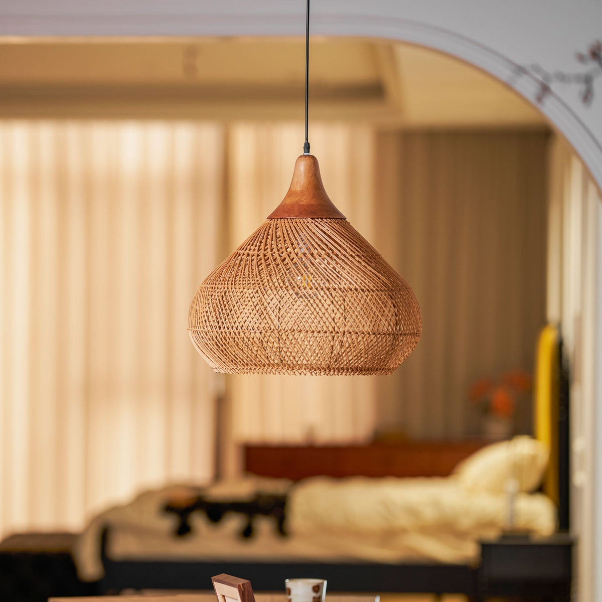 Ostrava Rattan Pendant Lamp-Moonnatur