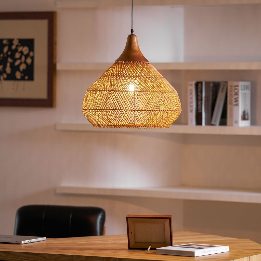 Ostrava Rattan Pendant Lamp-Moonnatur
