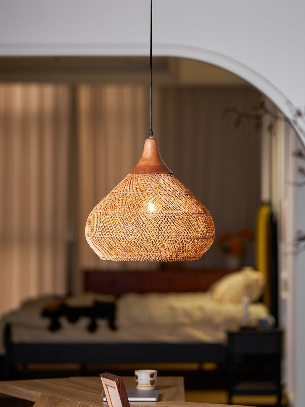 Ostrava Rattan Pendant Lamp-Moonnatur
