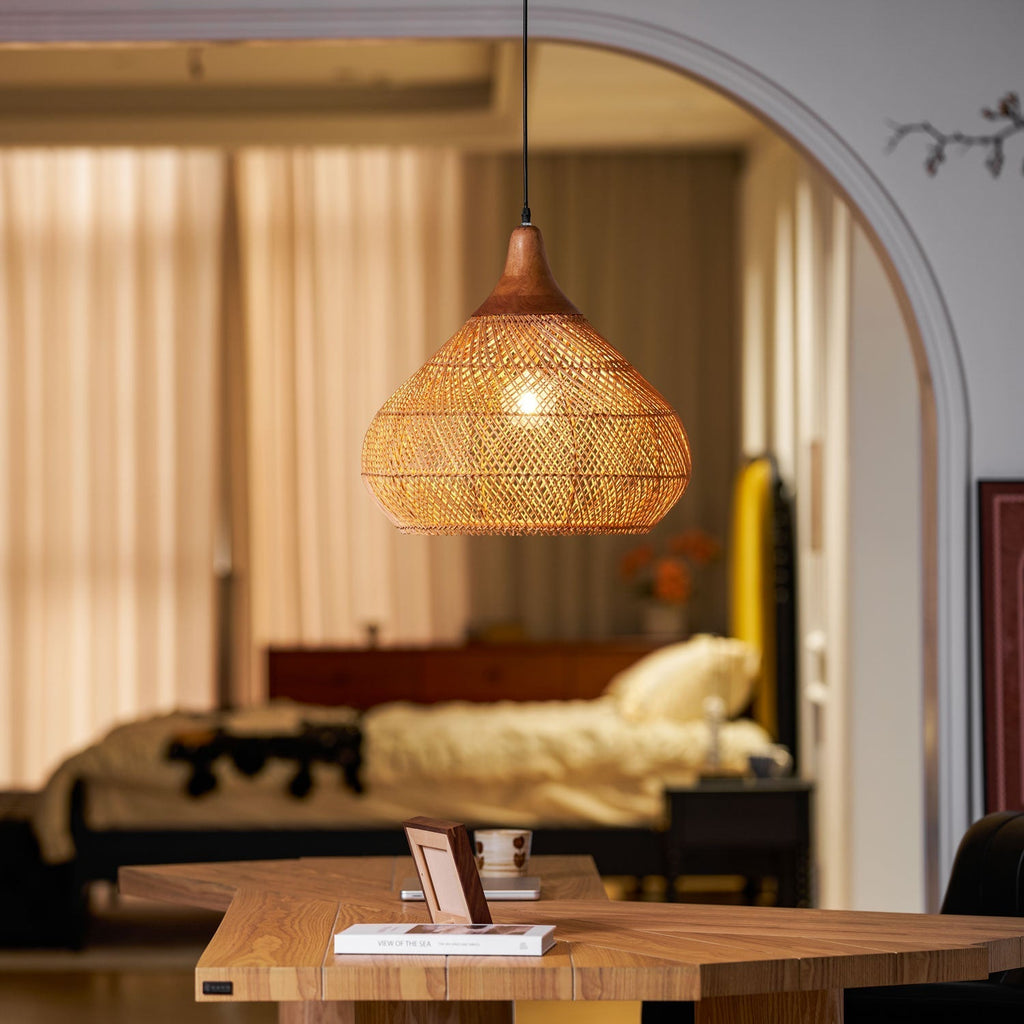 Ostrava Rattan Pendant Lamp-Moonnatur