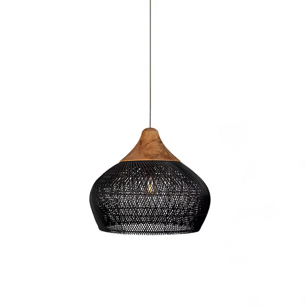 Tardenrose Rattan Pendant Light-Moonnatur