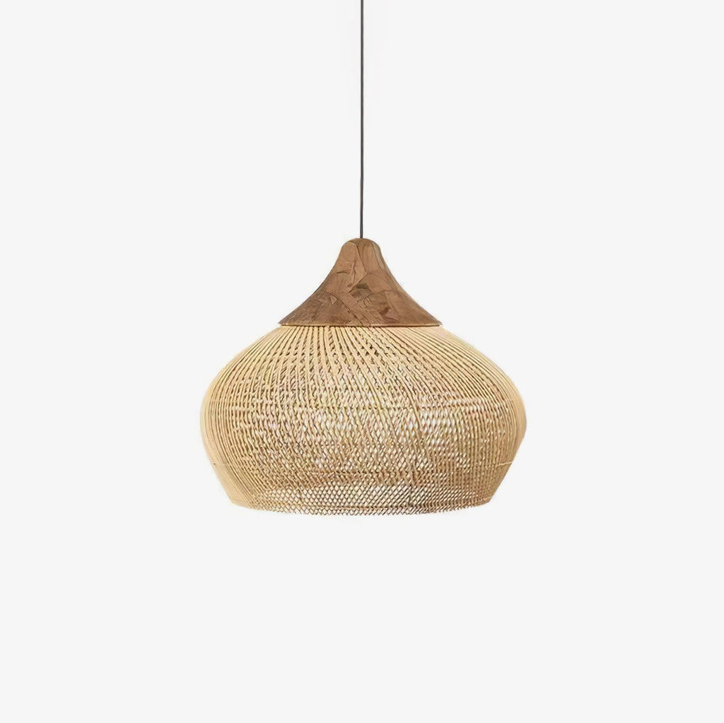 Tardenrose Rattan Pendant Light-Moonnatur