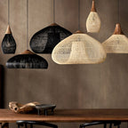 Tardenrose Rattan Pendant Light-Moonnatur