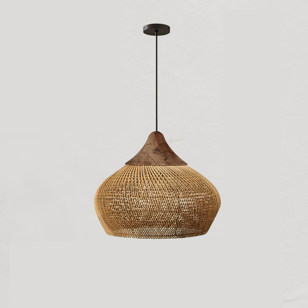 Tardenrose Rattan Pendant Light-Moonnatur