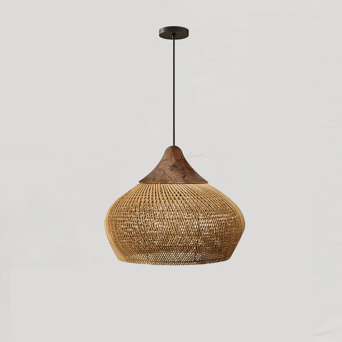 Tardenrose Rattan Pendant Light-Moonnatur