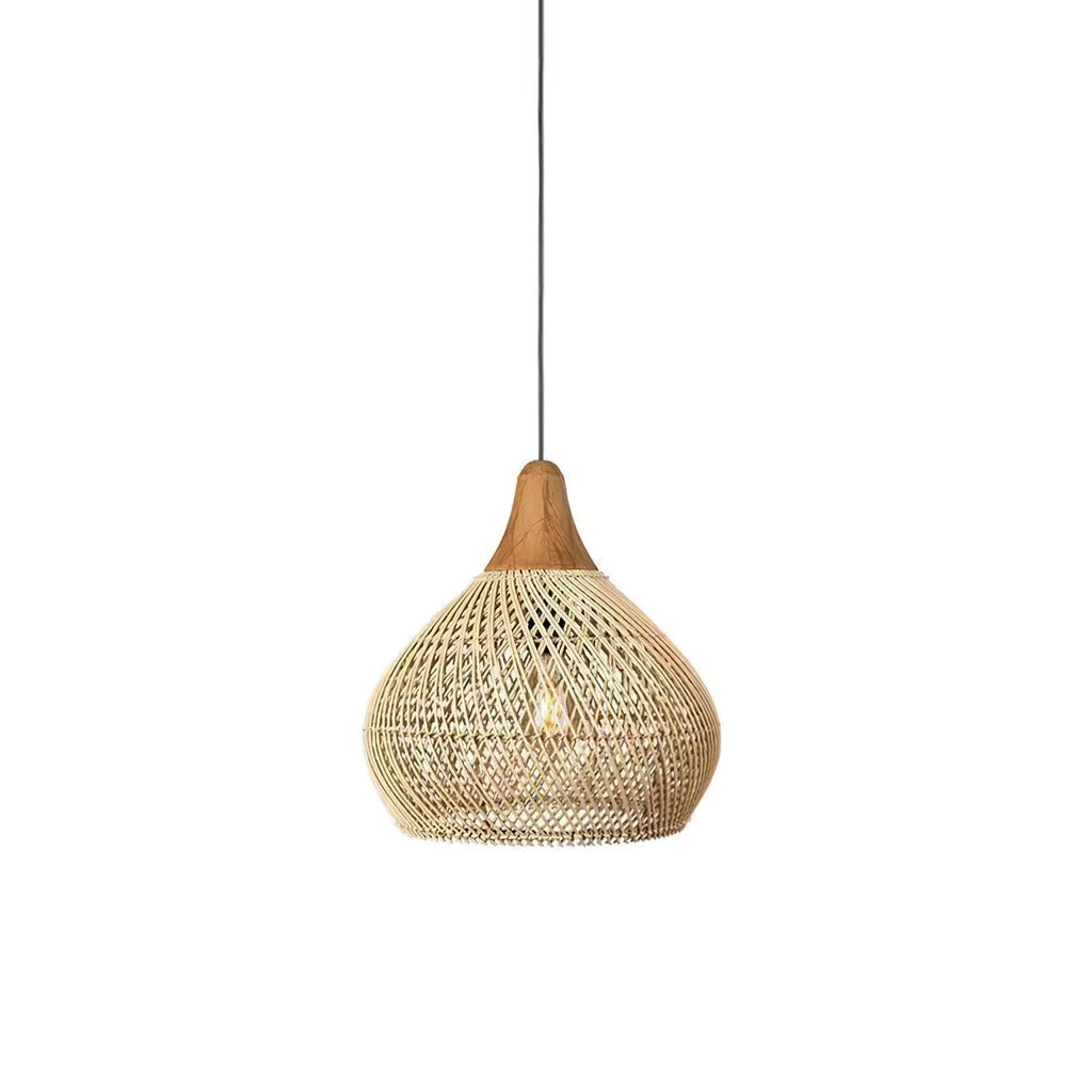 Tardenrose Rattan Pendant Light-Moonnatur