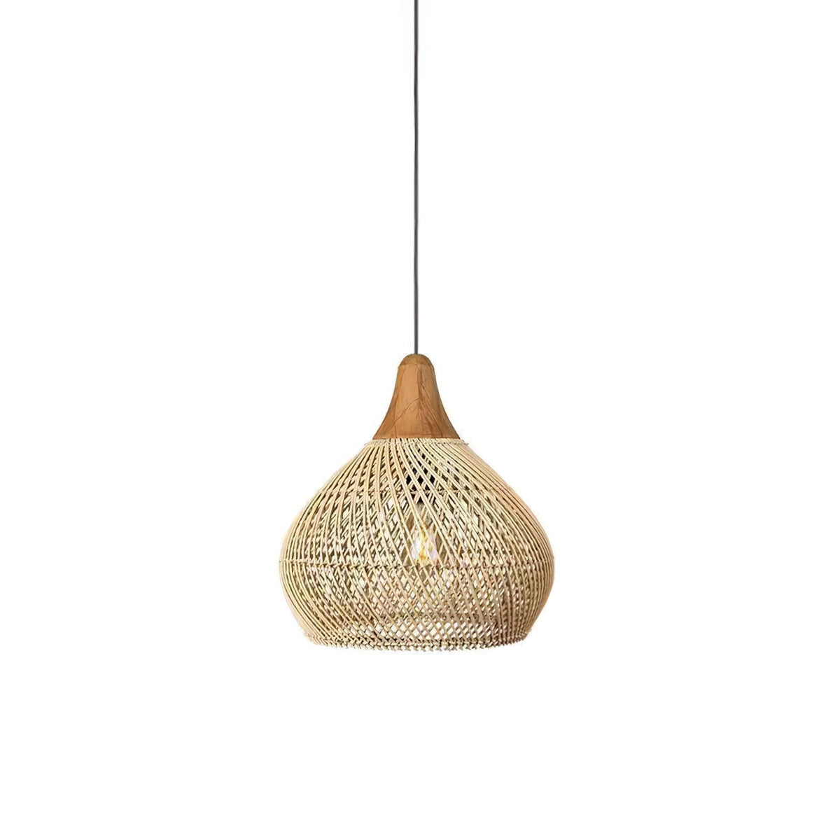 Tardenrose Rattan Pendant Light-Moonnatur